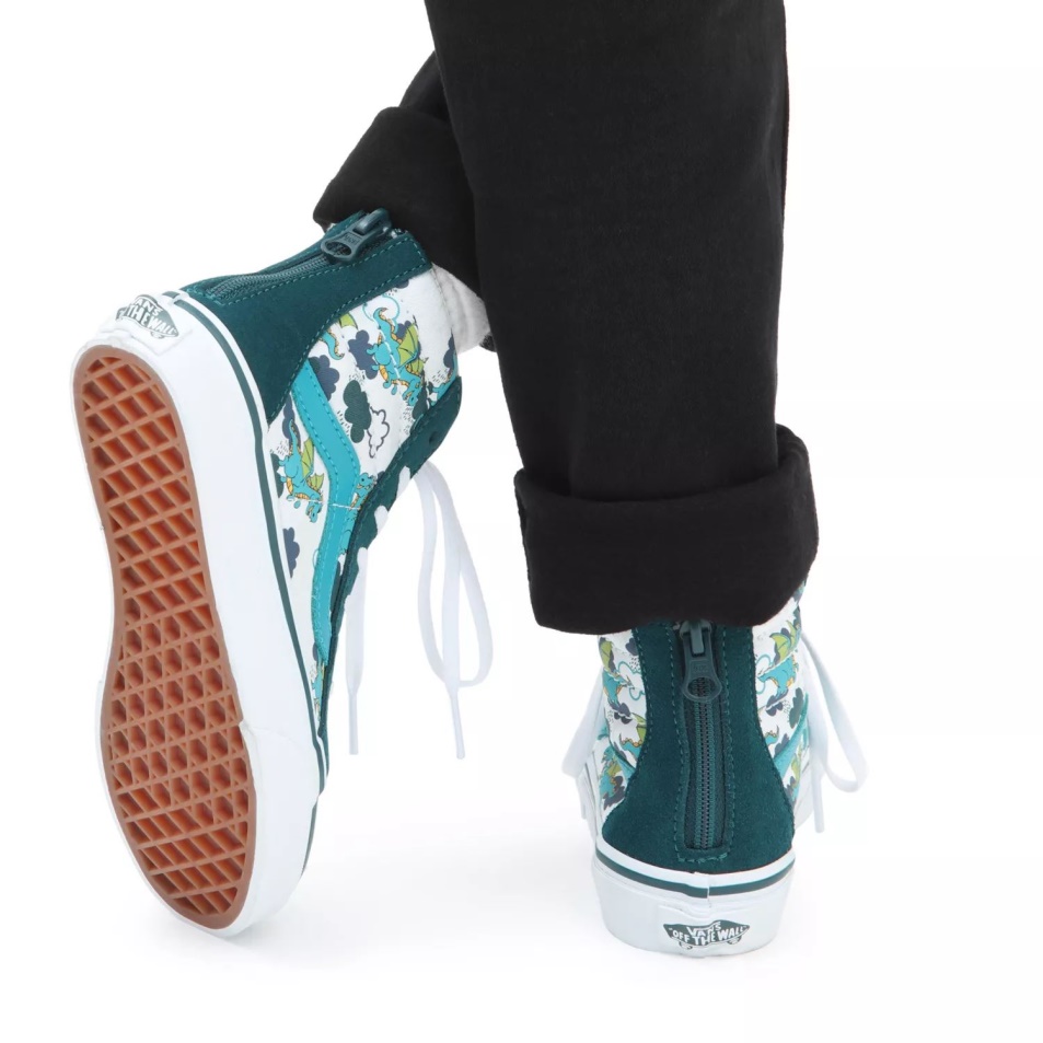 Vans Gyerek Sk8-hi Cipzáras Cipő (4-8 év) Kék
