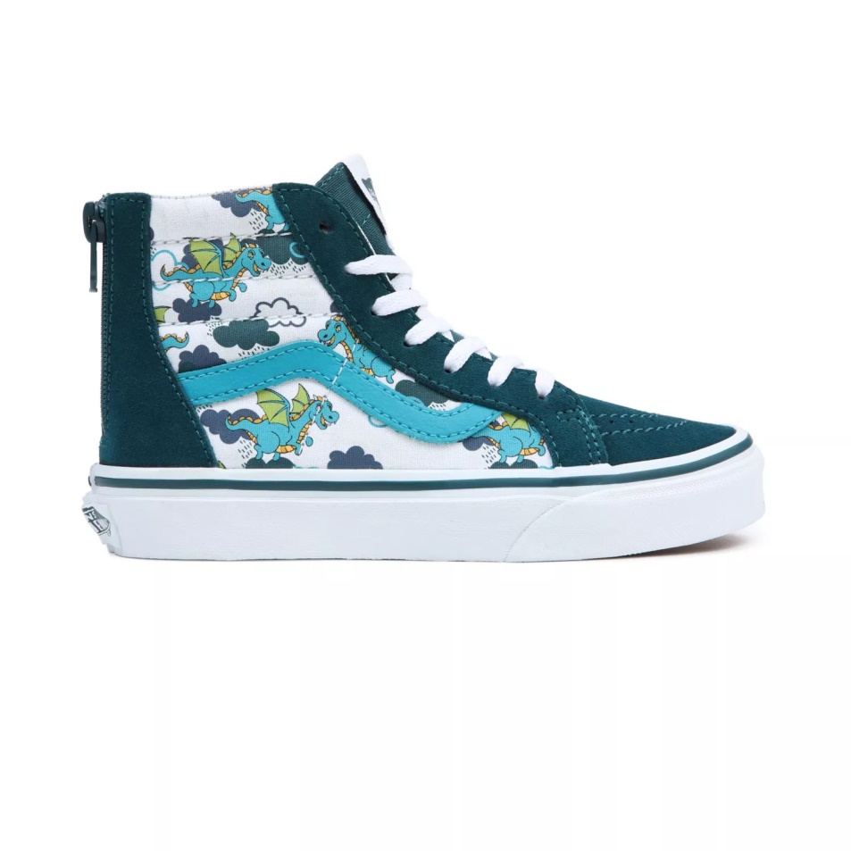 Vans Gyerek Sk8-hi Cipzáras Cipő (4-8 év) Kék