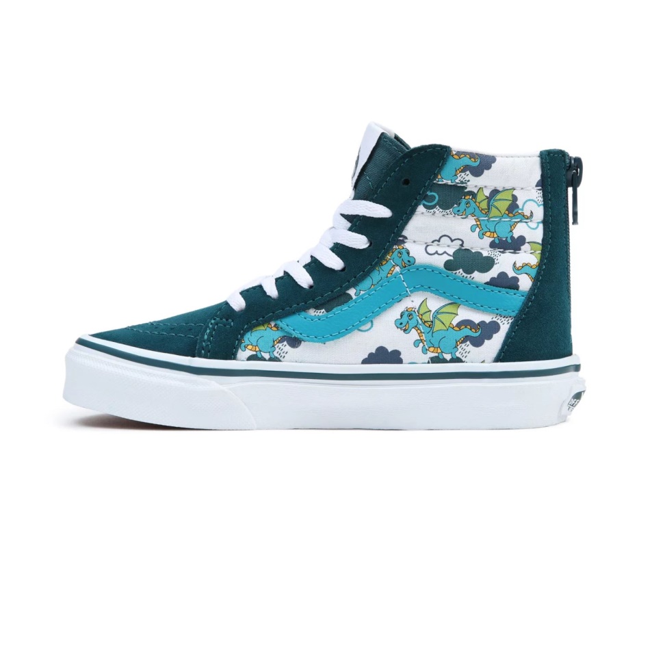 Vans Gyerek Sk8-hi Cipzáras Cipő (4-8 év) Kék