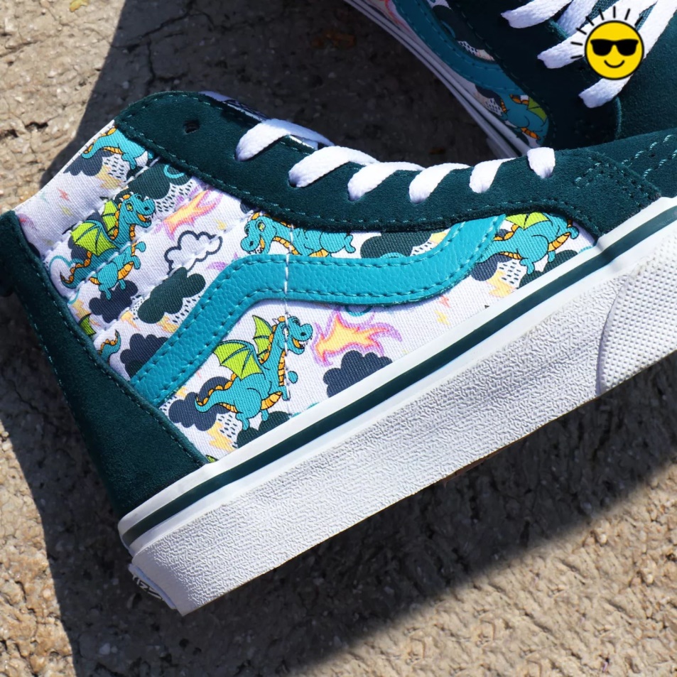 Vans Gyerek Sk8-hi Cipzáras Cipő (4-8 év) Kék