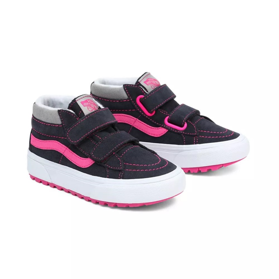 Vans Kids Sk8-mid Reissue V Mte-1 Cipő (4-8 év) Fekete-lila
