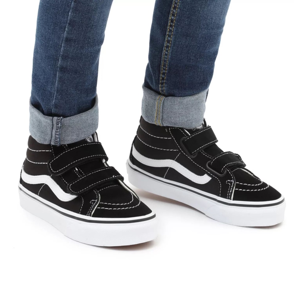 Vans Kids Sk8-mid Reissue V Cipő (4-8 év) Fekete