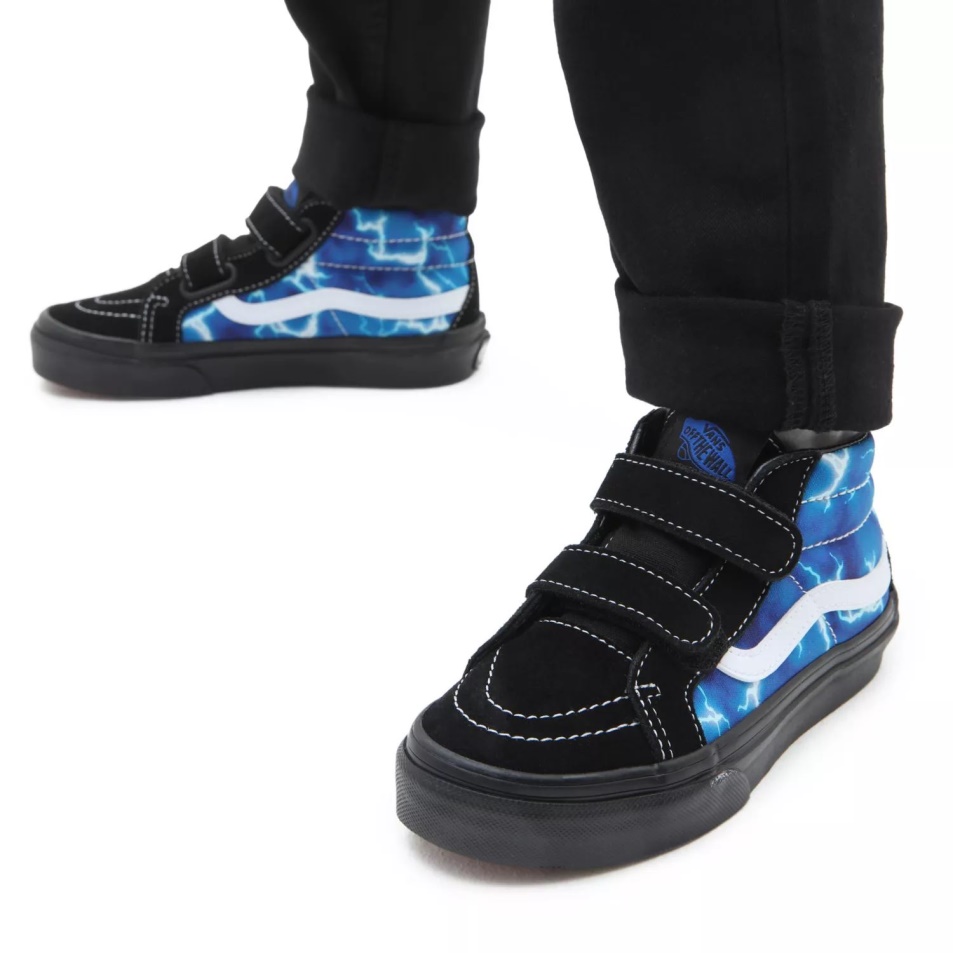 Vans Kids Sk8-mid Reissue V Cipő (4-8 év) Kék-fekete