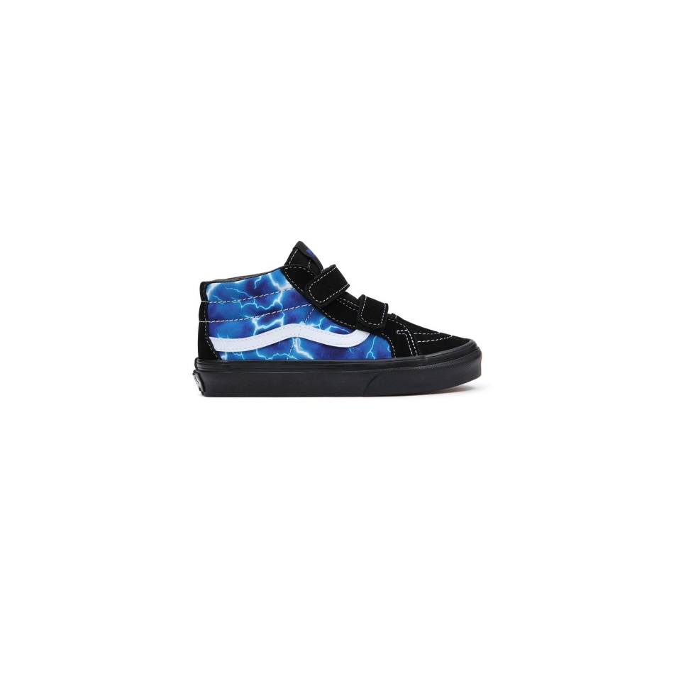 Vans Kids Sk8-mid Reissue V Cipő (4-8 év) Kék-fekete