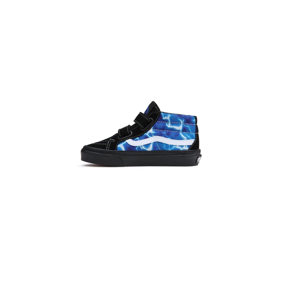 Vans Kids Sk8-mid Reissue V Cipő (4-8 év) Kék-fekete