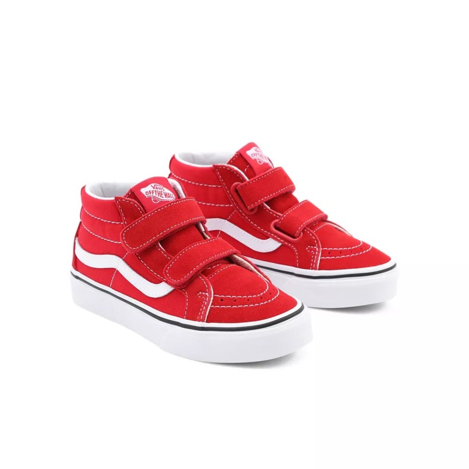 Vans Kids Sk8-mid Reissue V Cipő (4-8 év) Piros