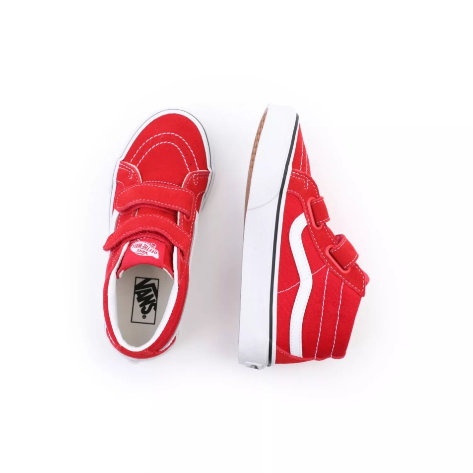 Vans Kids Sk8-mid Reissue V Cipő (4-8 év) Piros