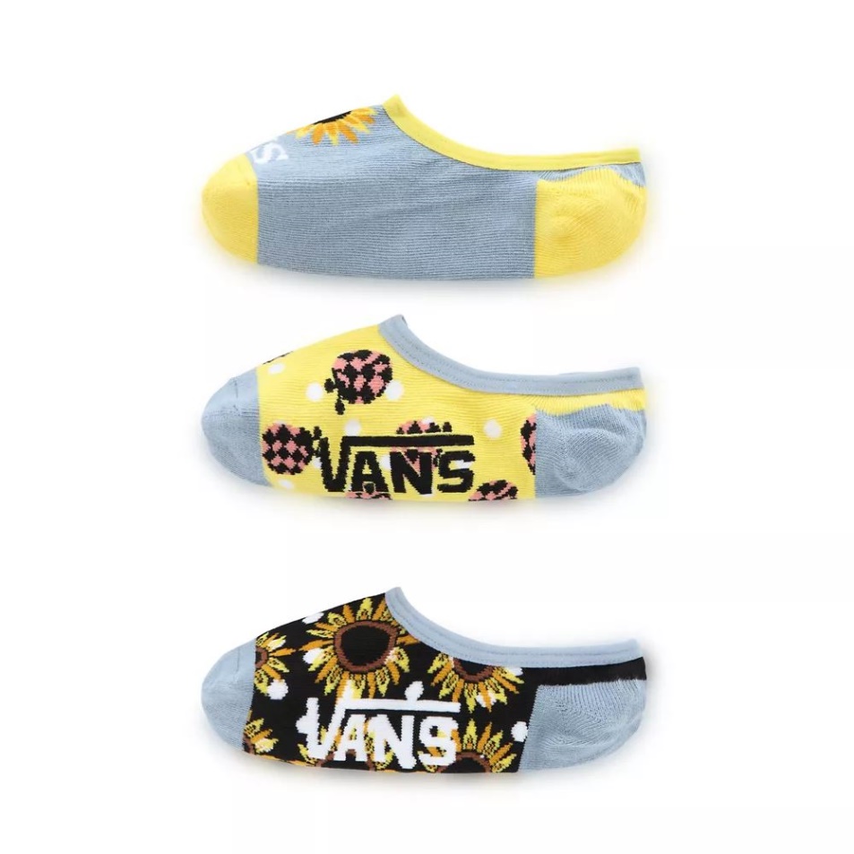 Vans Gyerek Napraforgó Mix Canoodle Zokni (3 Pár) Fekete-fehér