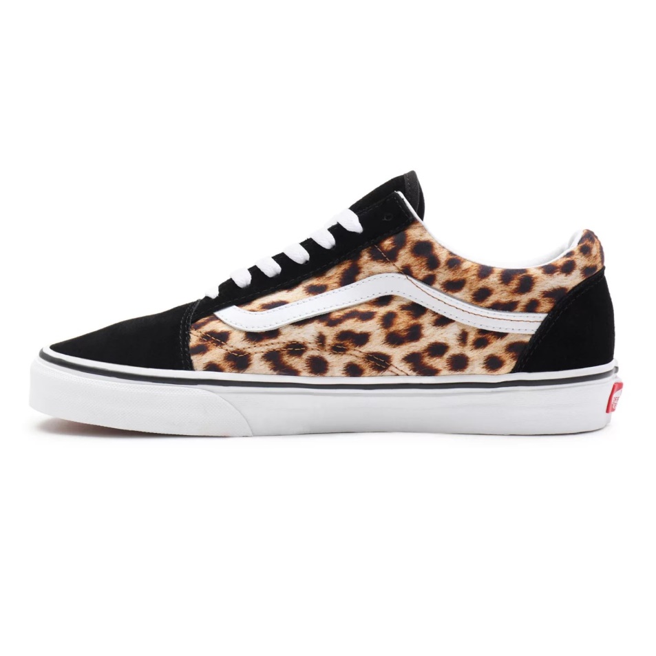 Vans Leopard Old Skool Cipő Fekete
