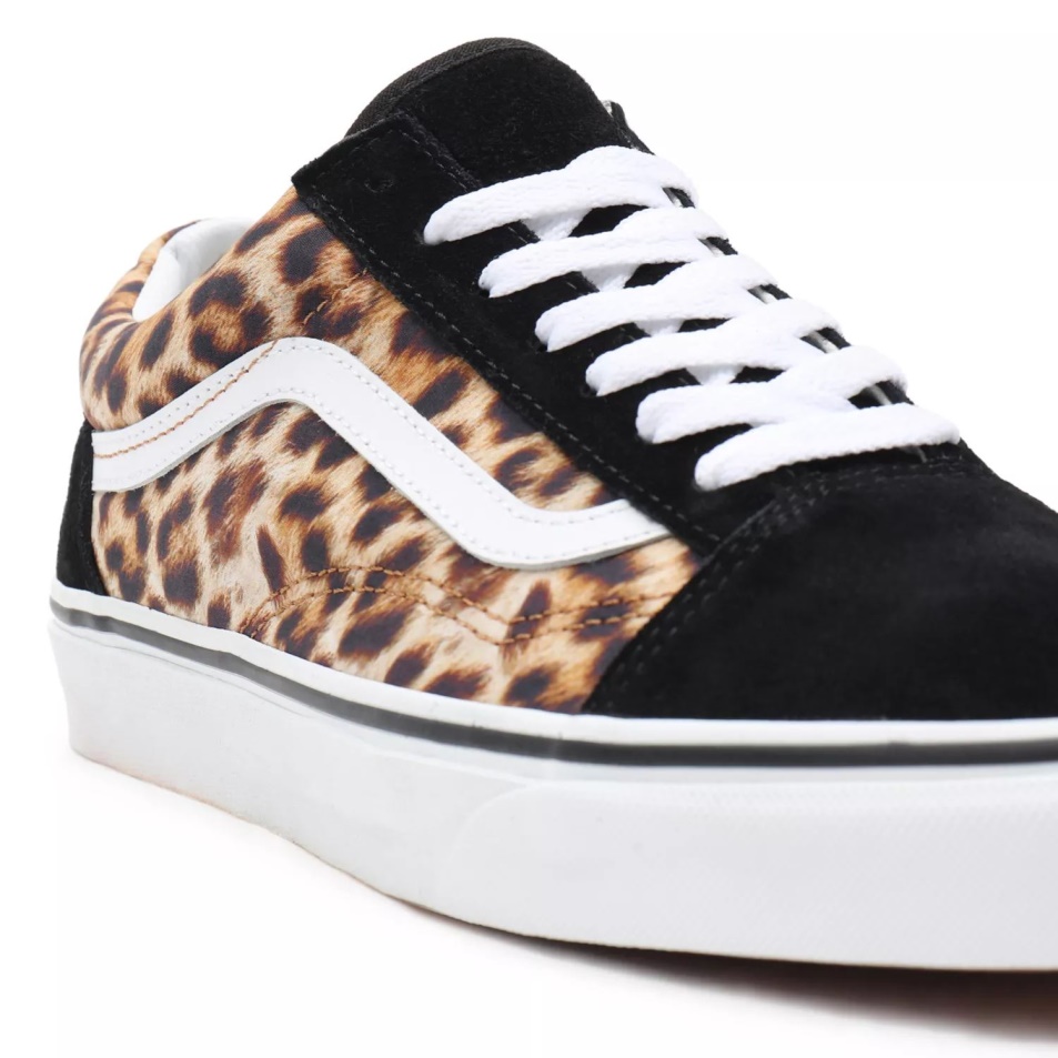 Vans Leopard Old Skool Cipő Fekete