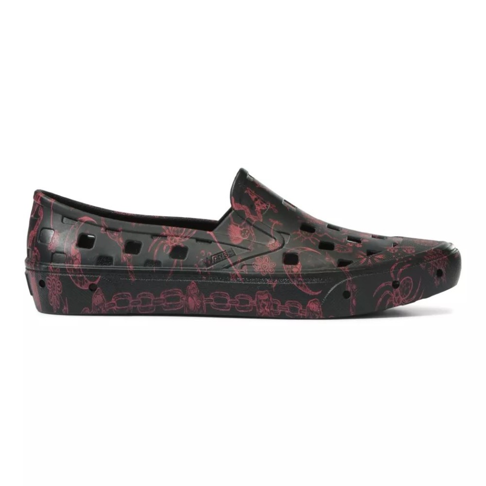 Vans Mike Gigliotti Bebújós Trk Cipő Fekete-piros