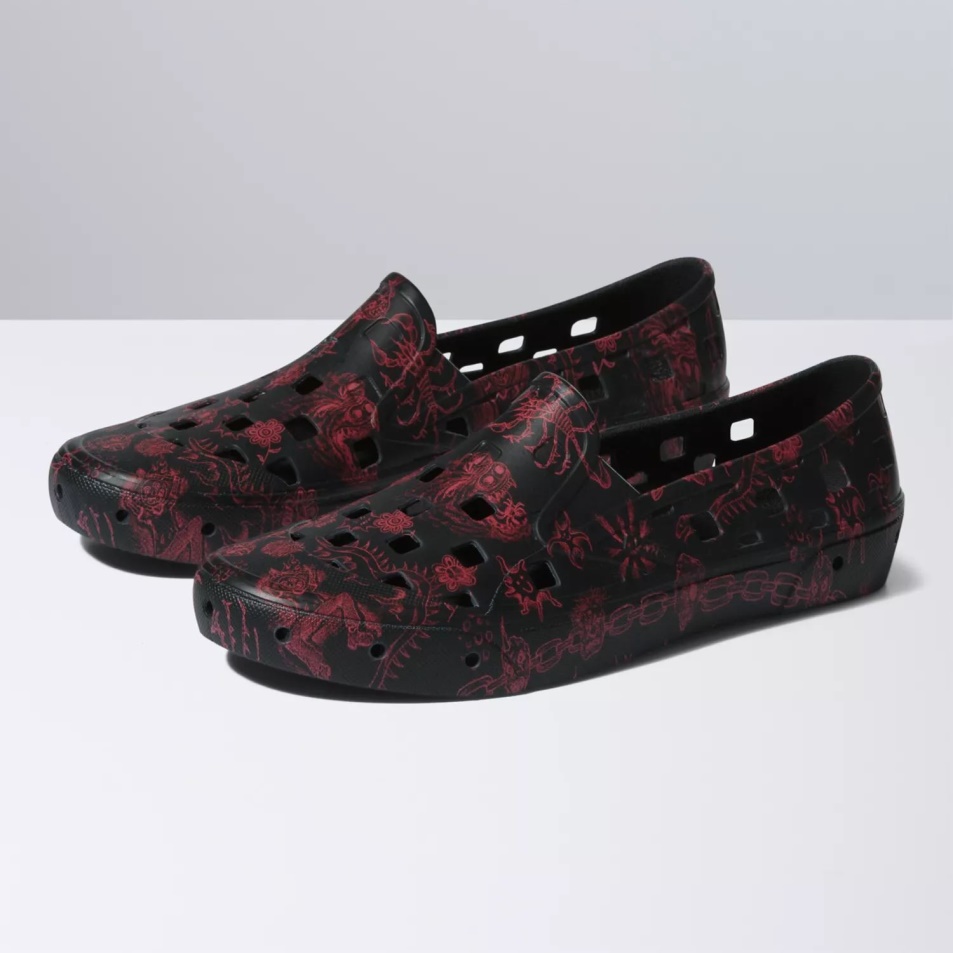 Vans Mike Gigliotti Bebújós Trk Cipő Fekete-piros