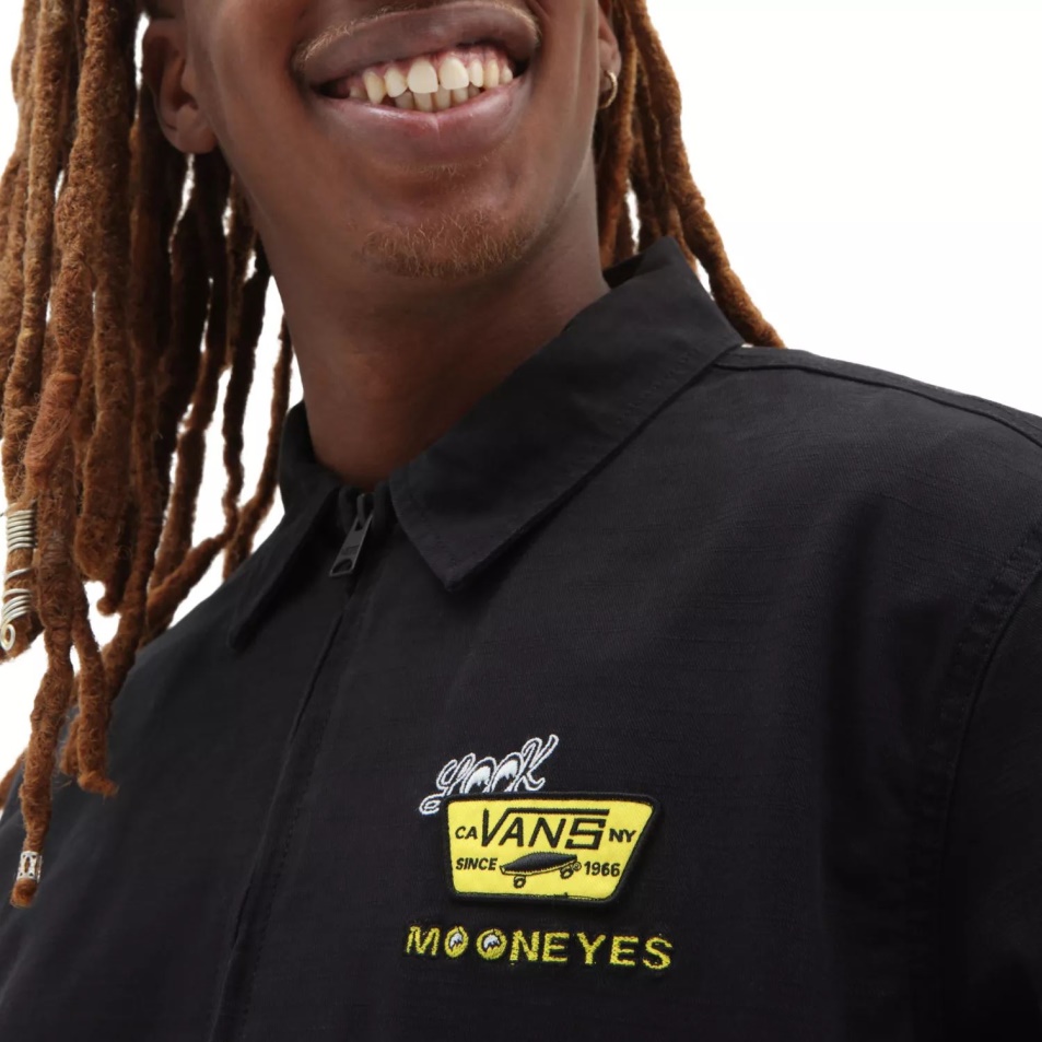 Vans Mooneyes Kabát Fekete Férfiak