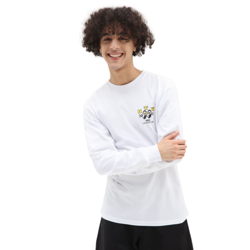 Vans Mooneyes Hosszú Ujjú Póló Fehér