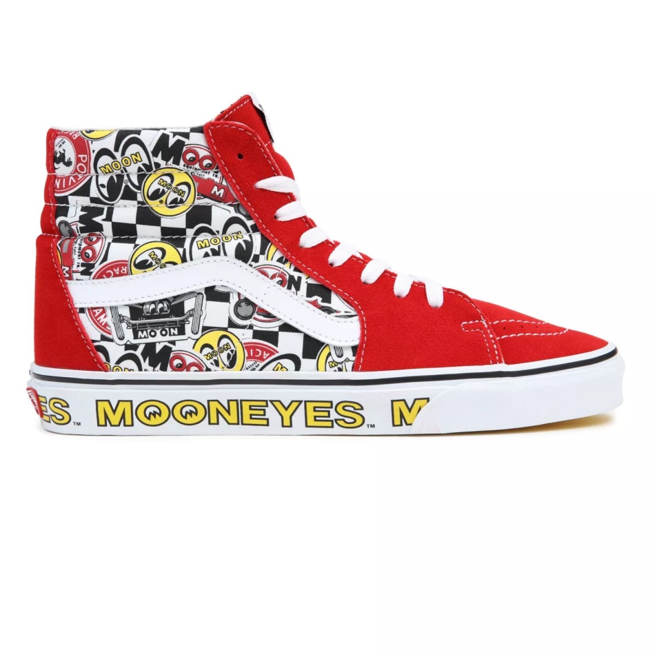 Vans Mooneyes Sk8-hi Cipők Piros-multi