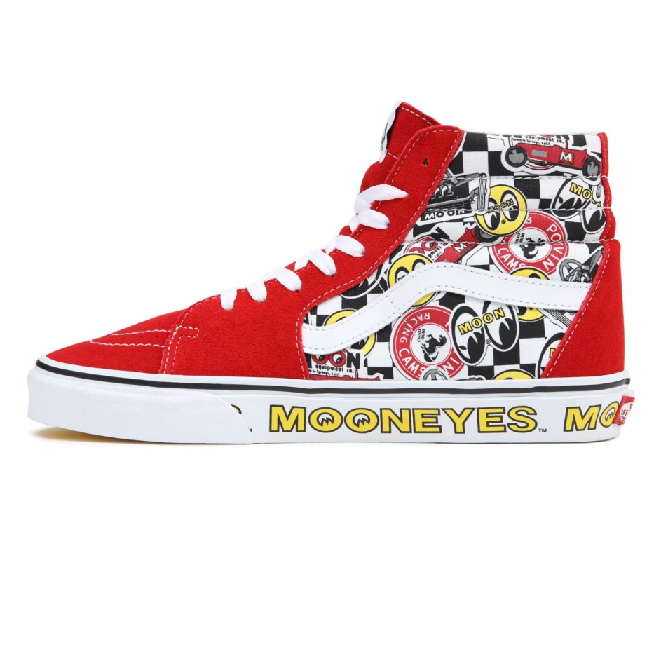 Vans Mooneyes Sk8-hi Cipők Piros-multi