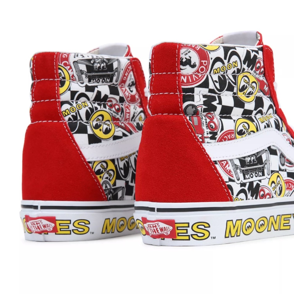 Vans Mooneyes Sk8-hi Cipők Piros-multi