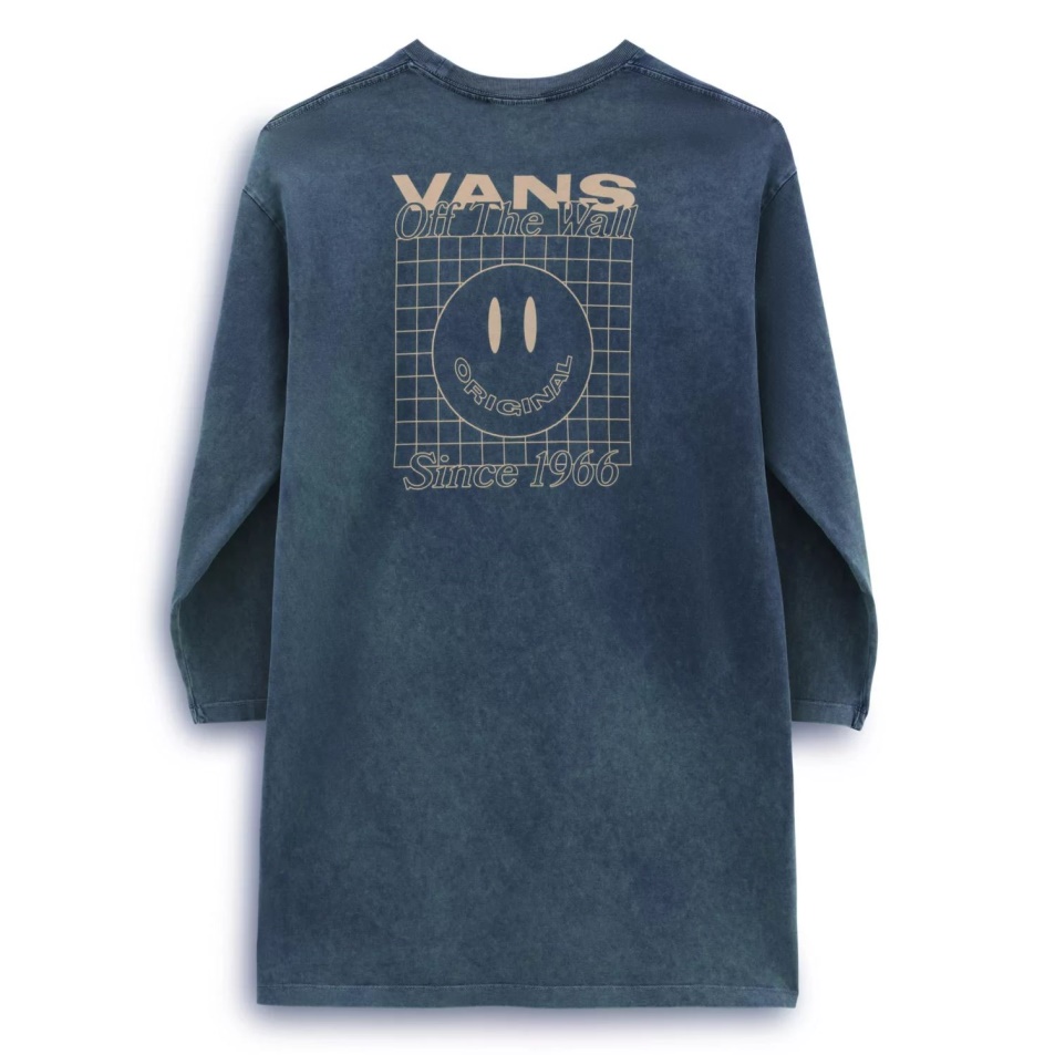Vans Mootoo Hosszú Ujjú Ruha Kék