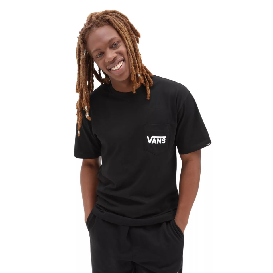 Vans Otw Klasszikus Hátsó Póló Fekete