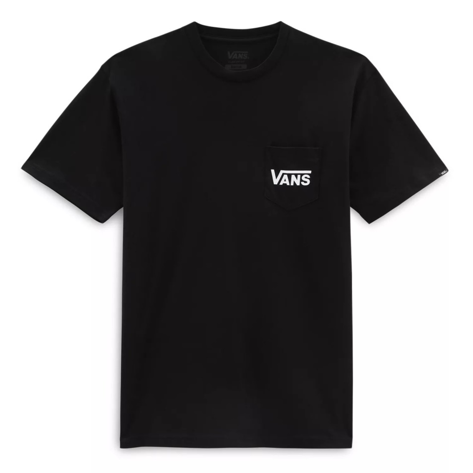 Vans Otw Klasszikus Hátsó Póló Fekete
