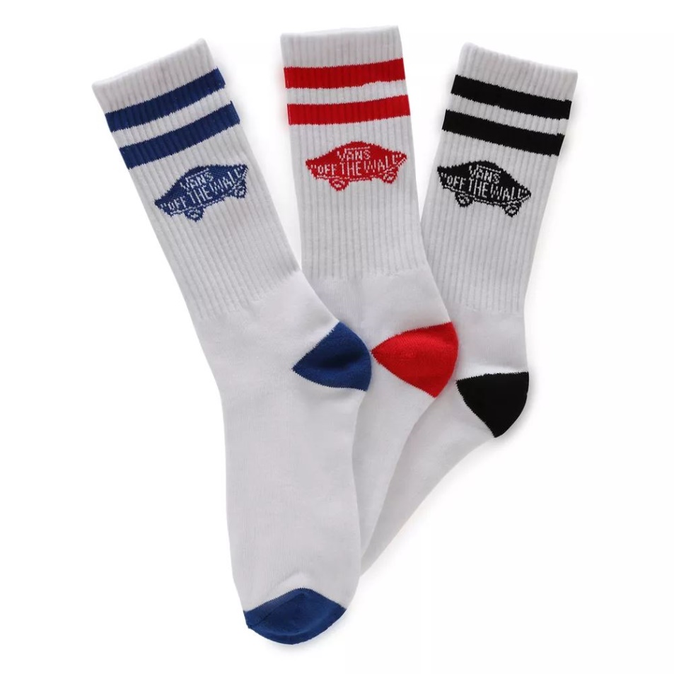 Vans Otw Stripe Crew Socks Blue