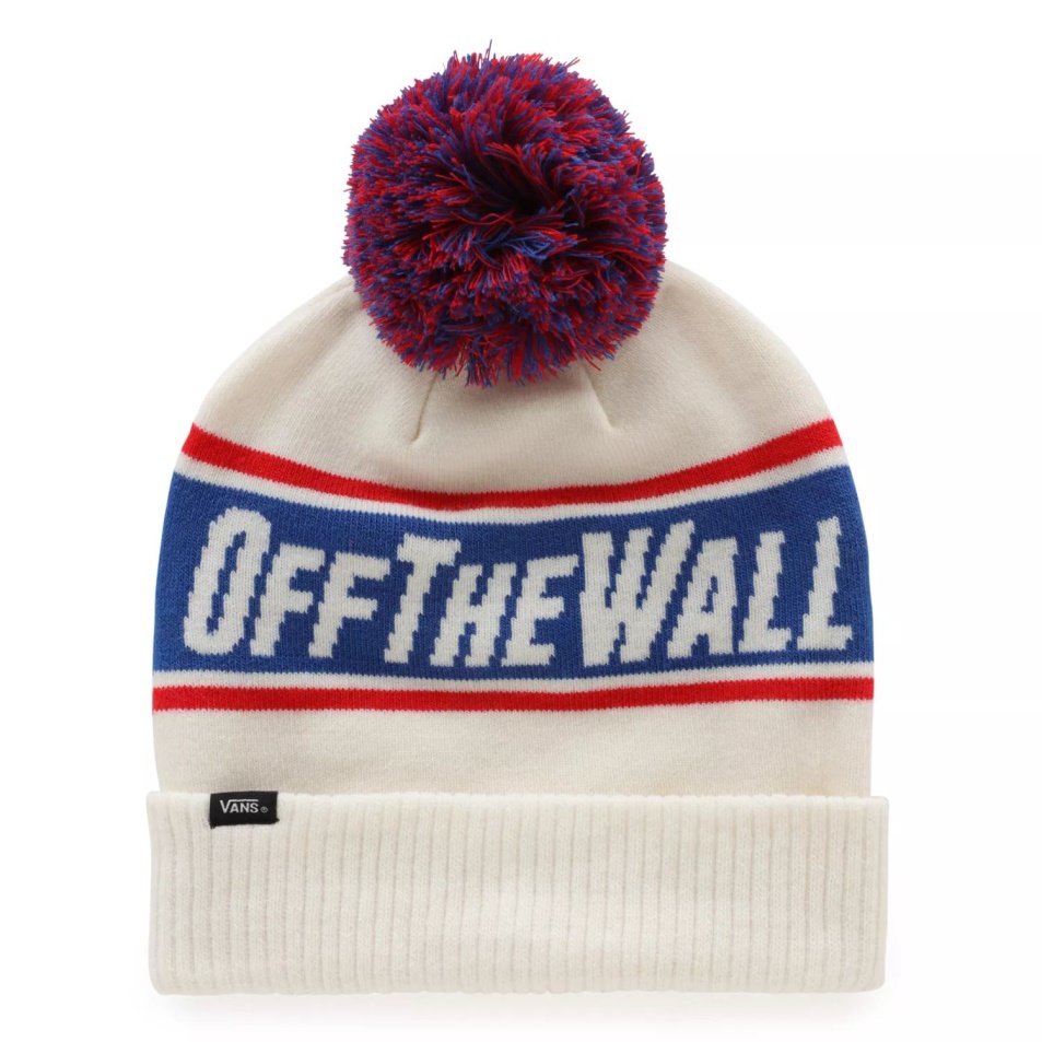 Furgonok Le A Falról Pom Beanie Fehér