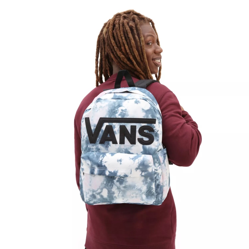 Vans Old Skool Drop V Hátizsák Kék-fehér