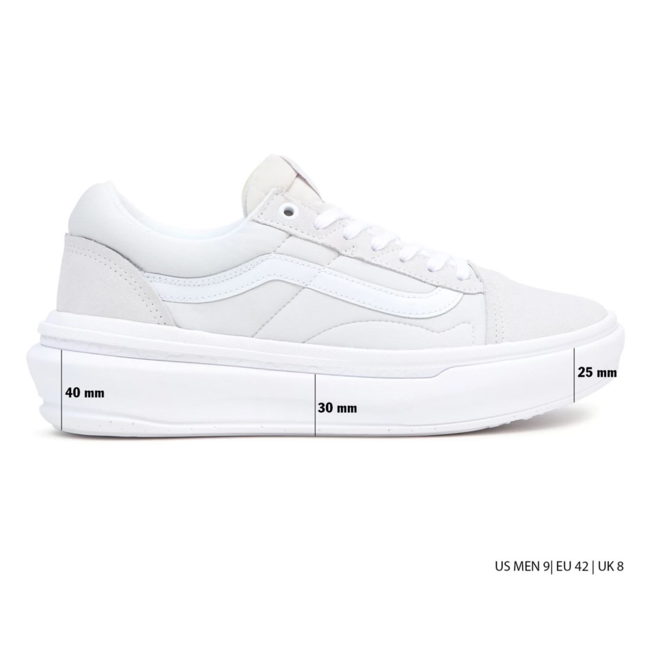 Vans Old Skool Overt Plus Cc Cipő Fehér