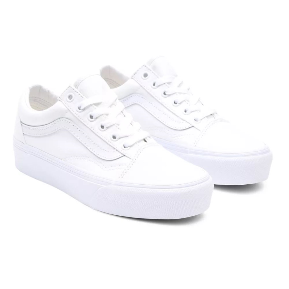 Vans Old Skool Platform Cipő Fehér