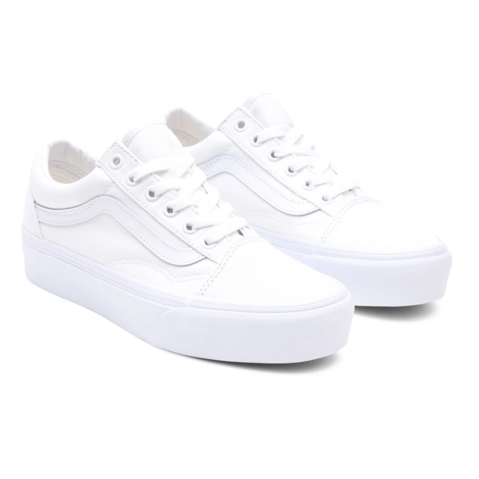 Vans Old Skool Platform Cipő Fehér