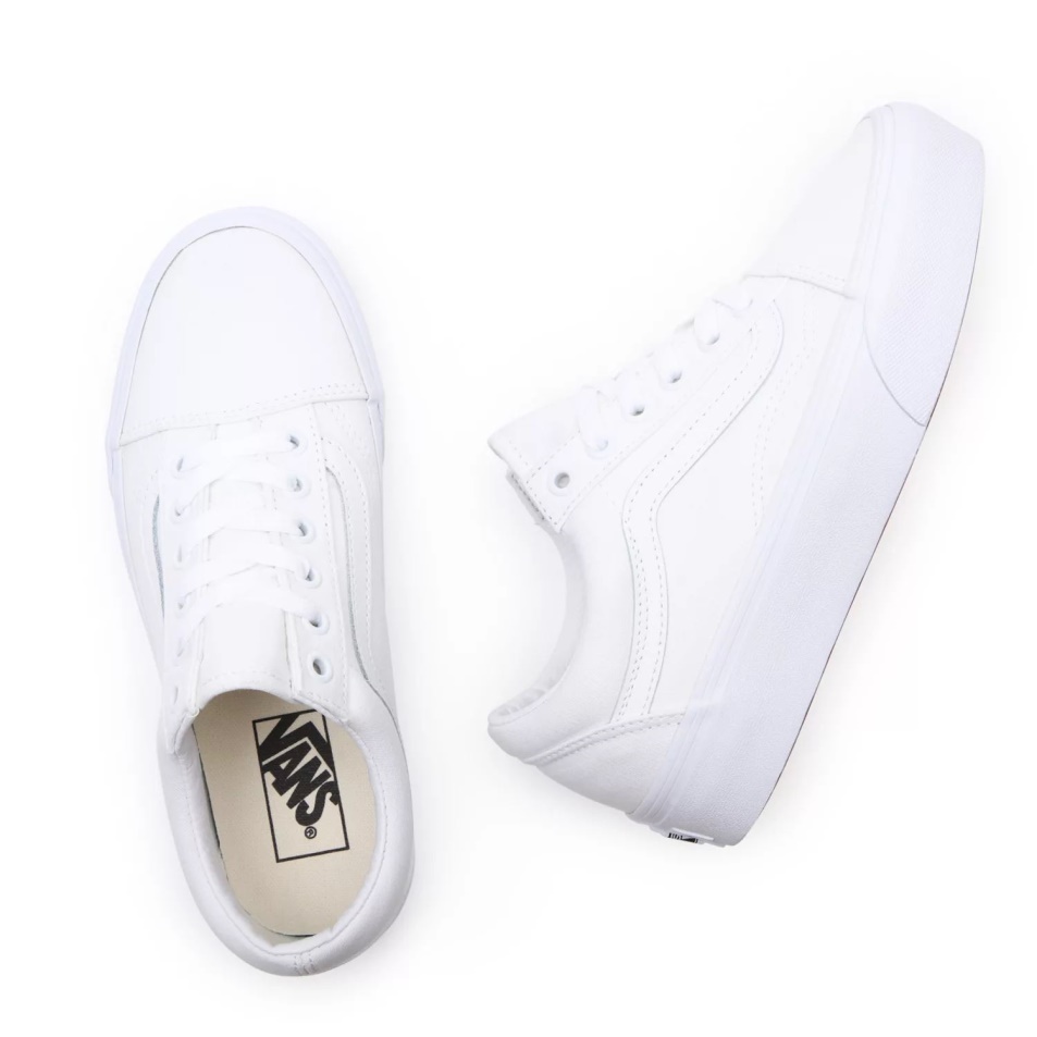 Vans Old Skool Platform Cipő Fehér