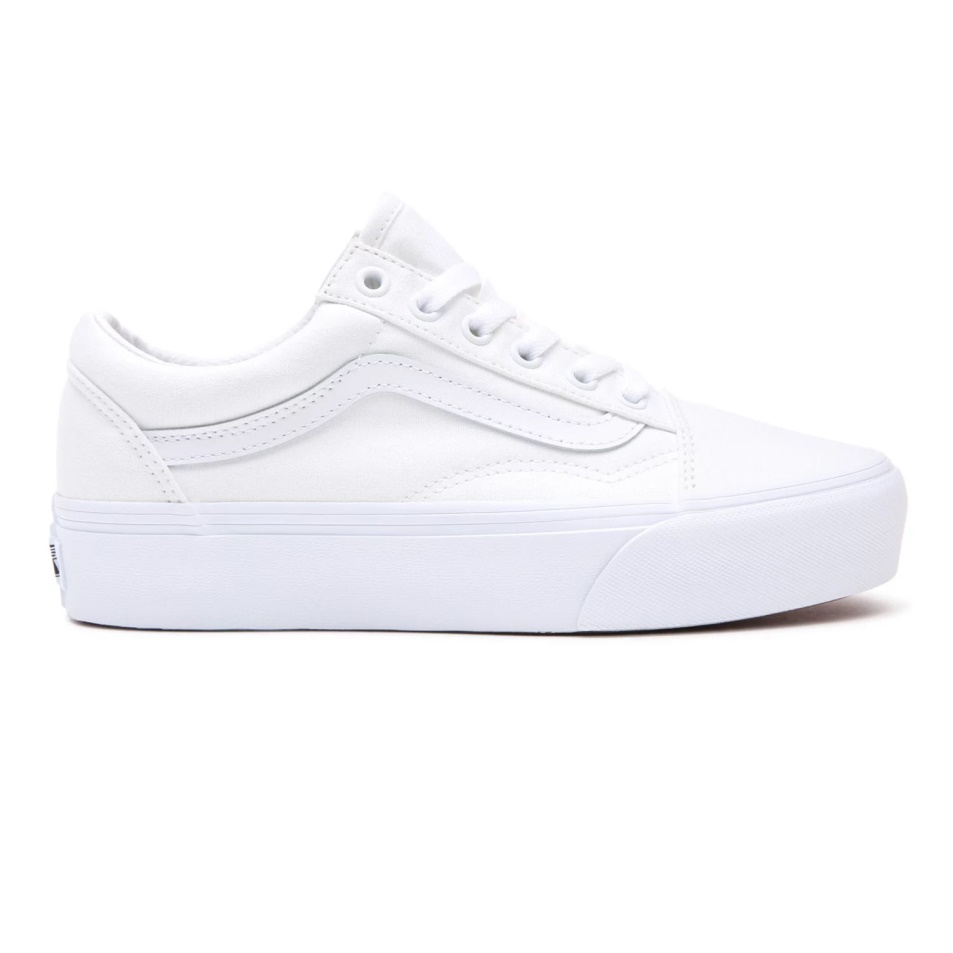 Vans Old Skool Platform Cipő Fehér