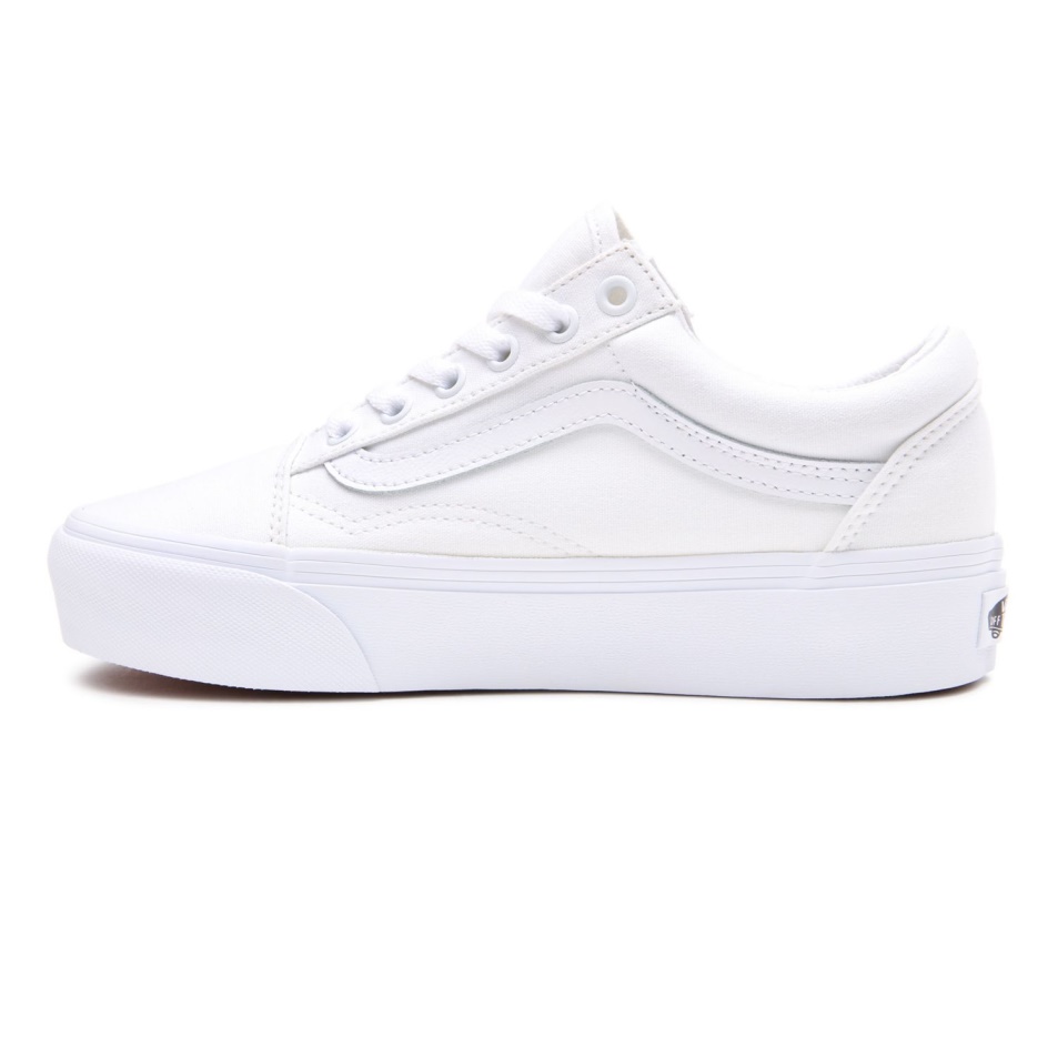 Vans Old Skool Platform Cipő Fehér