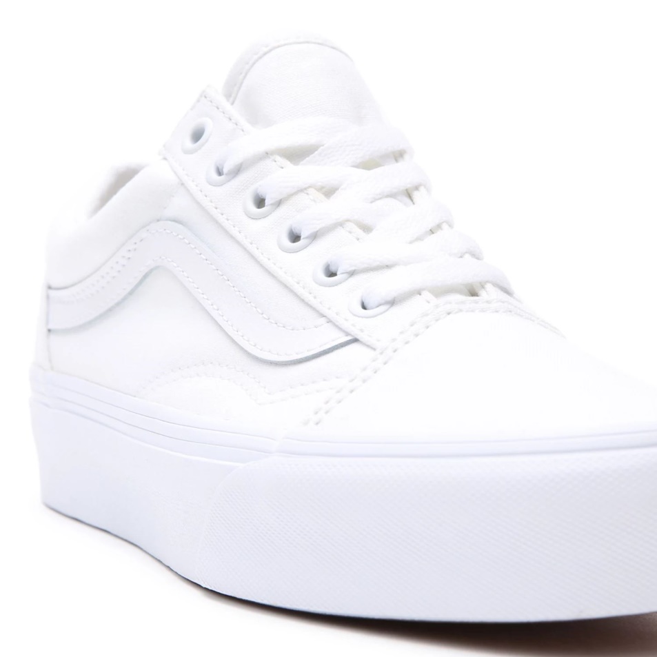 Vans Old Skool Platform Cipő Fehér