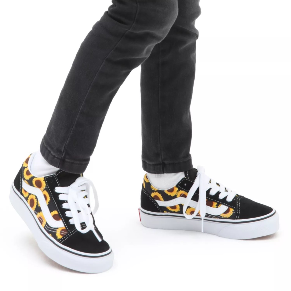Vans Old Skool Cipő (4-8 éves) Gyerek Fekete