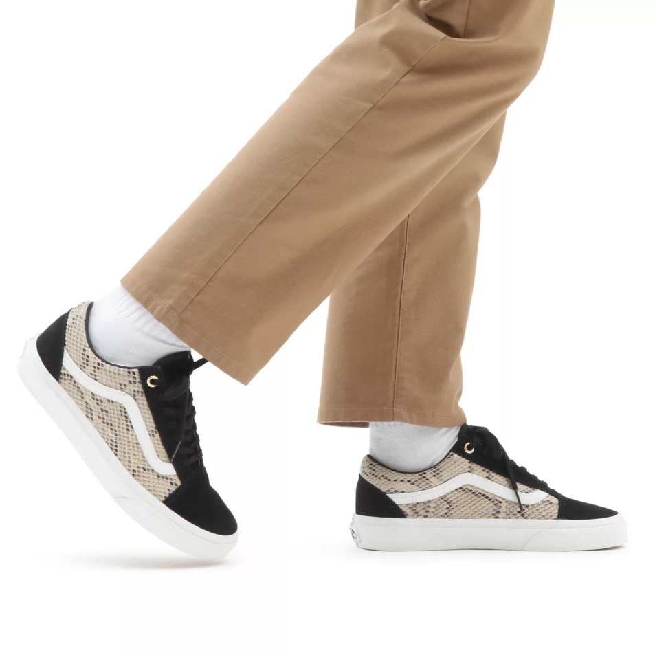 Vans Old Skool Cipő Fekete-bézs