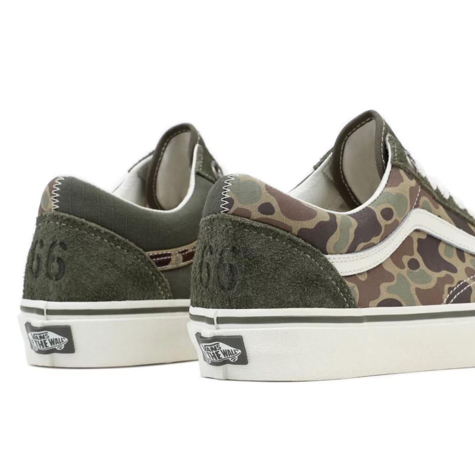 Vans Old Skool Cipő Zöld-fehér
