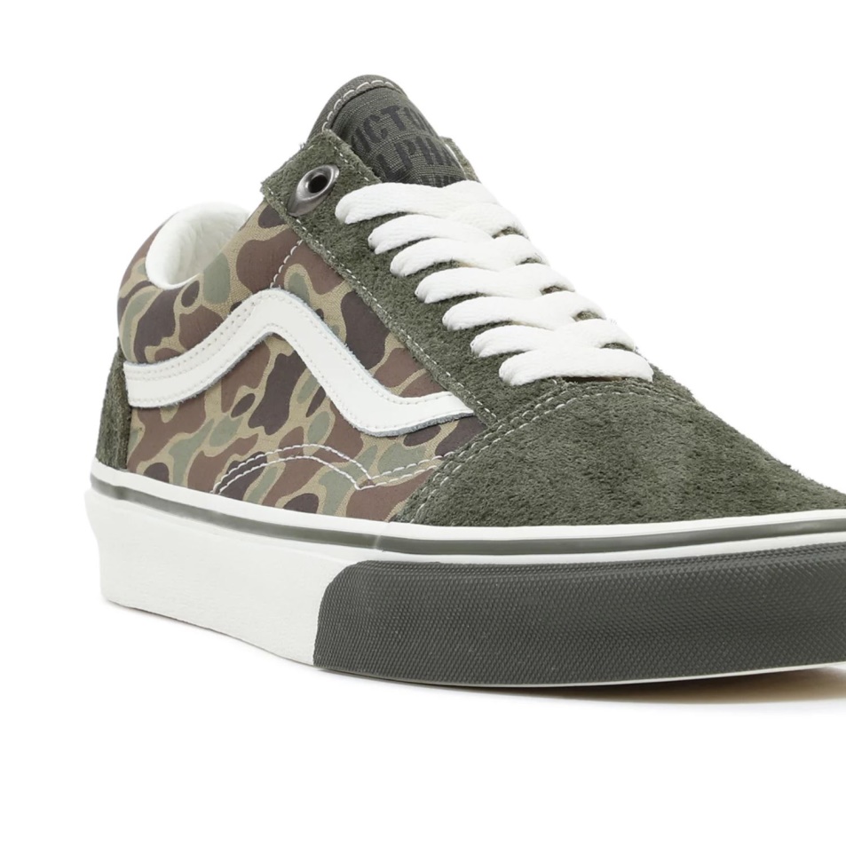 Vans Old Skool Cipő Zöld-fehér