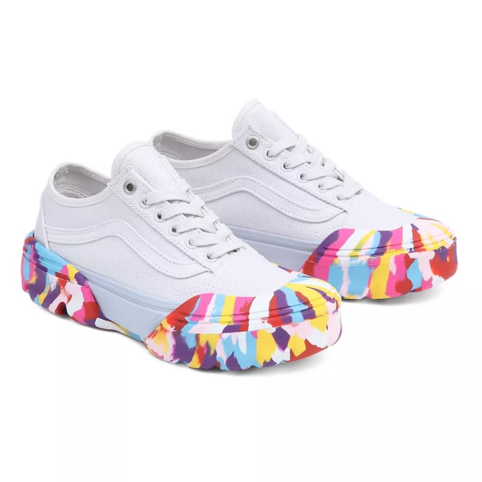 Vans Old Skool Kúpos Moduláris Cipő Több Fehér