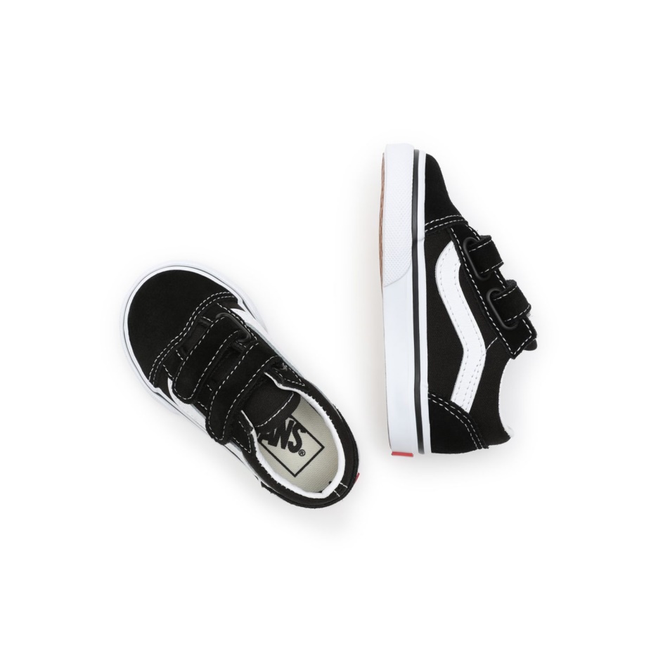 Vans Old Skool V Cipő (1-4 év) Kisgyermek Fekete