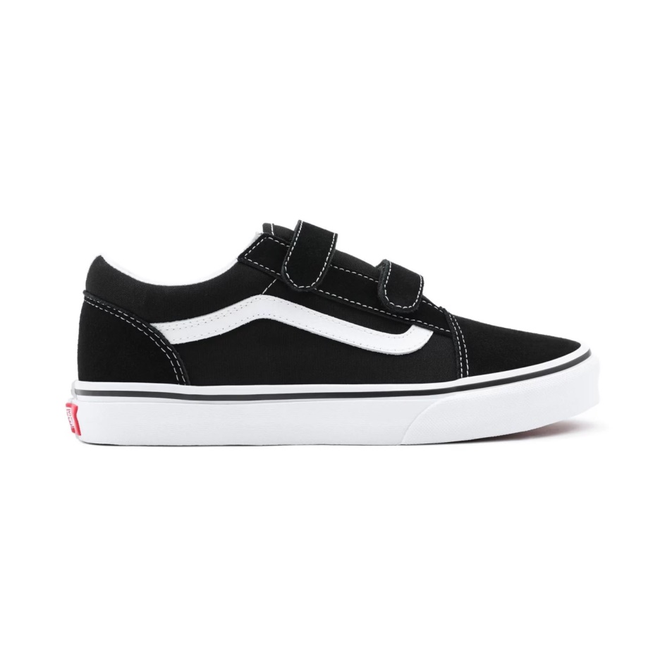 Vans Old Skool V Cipő (8-14 év) Ifjúsági Fekete