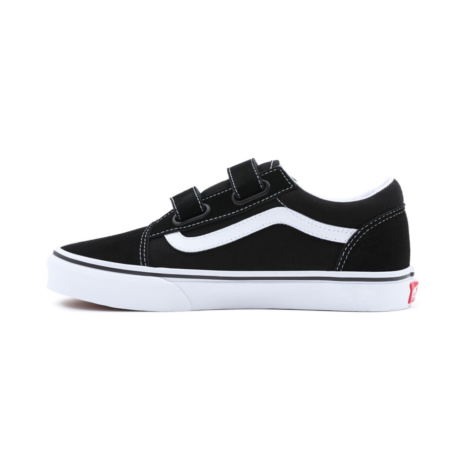 Vans Old Skool V Cipő (8-14 év) Ifjúsági Fekete