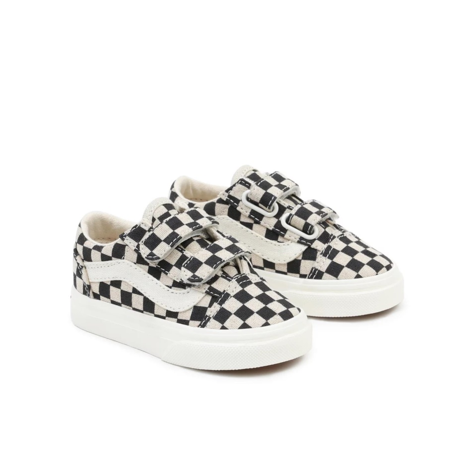 Vans Old Skool V Cipő Kisgyermek (1-4 év) Fekete-fehér