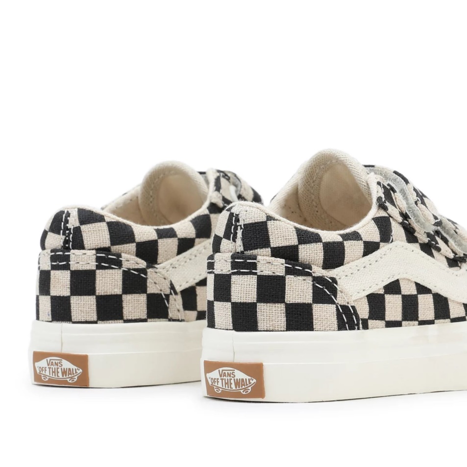 Vans Old Skool V Cipő Kisgyermek (1-4 év) Fekete-fehér