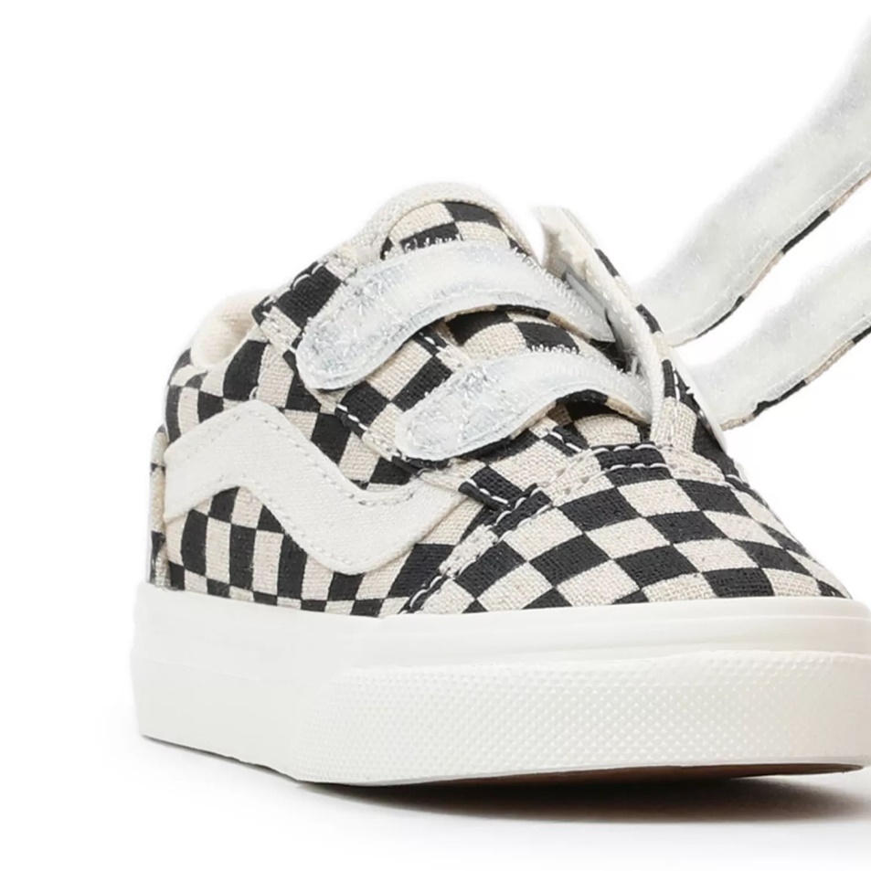 Vans Old Skool V Cipő Kisgyermek (1-4 év) Fekete-fehér