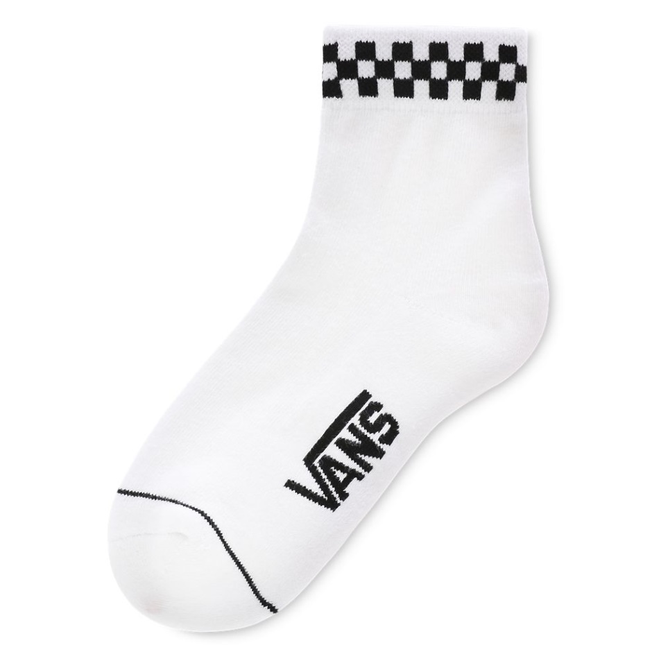 Vans Peek-a-check Személyzeti Zokni (1 Pár) Fehér