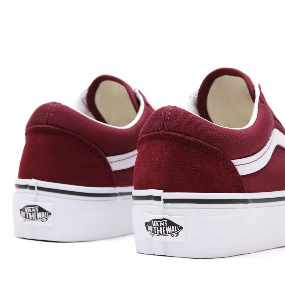 Vans Platform Old Skool Cipő Piros