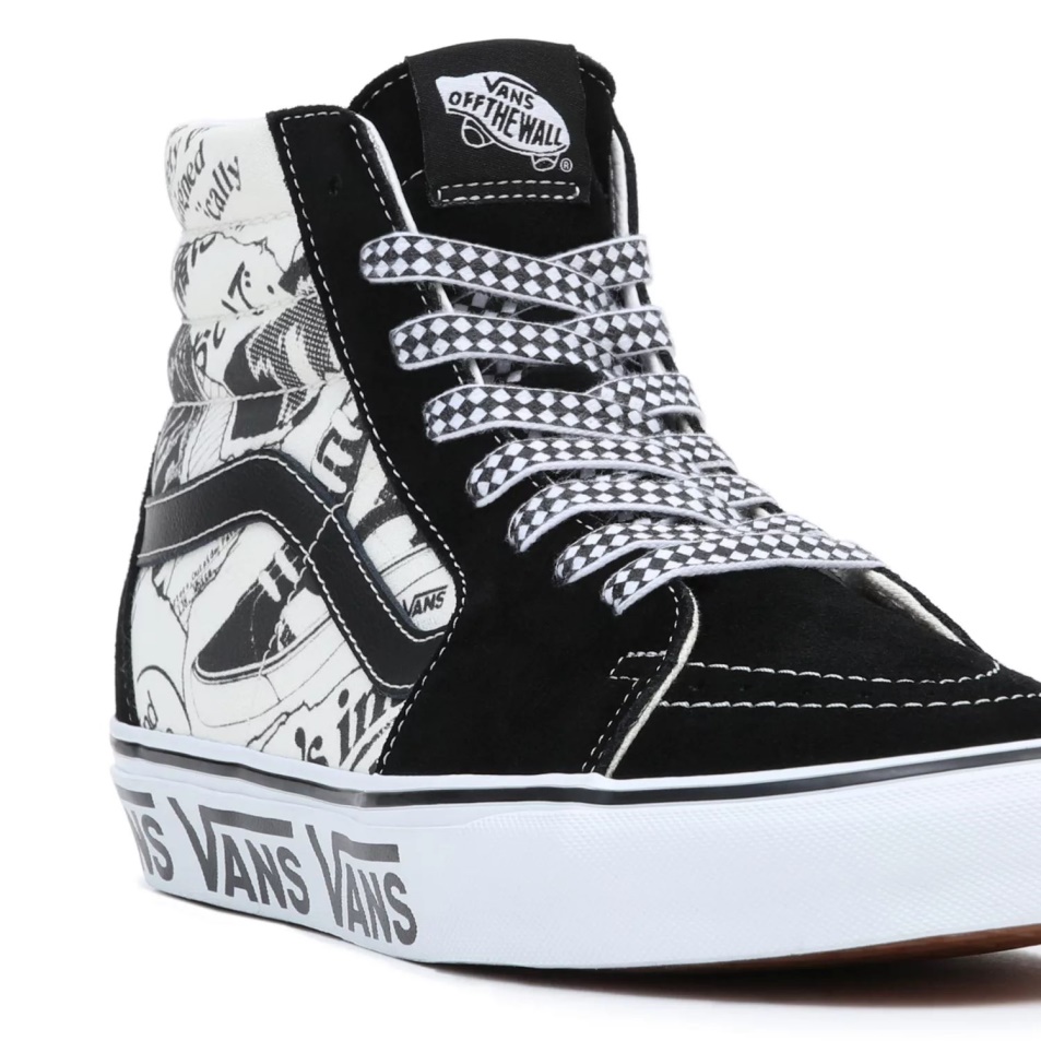 Furgonok Sk8-hi Cipők Fekete-fehér
