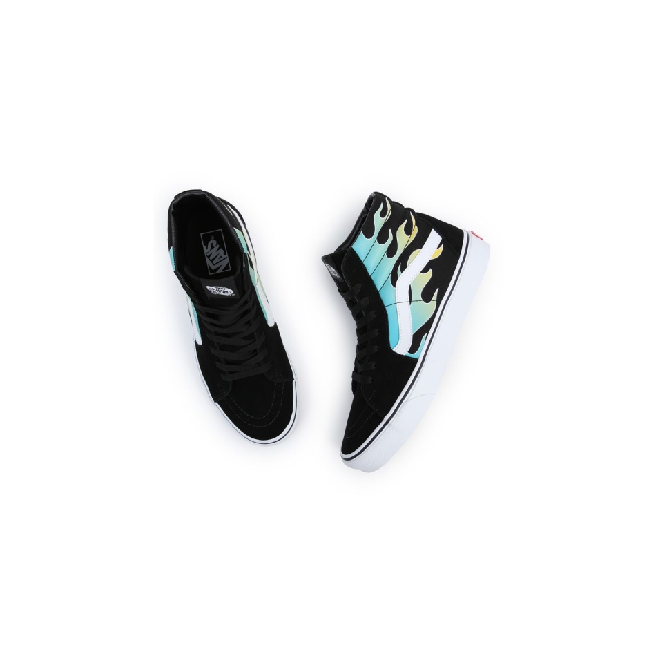 Furgonok Sk8-hi Cipők Kék-fekete