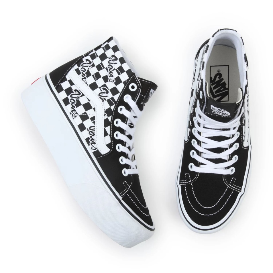 Vans Sk8-hi Kúpos Stackform Cipő Fekete